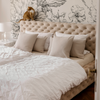 Musselin Kissenbezug 50×50cm in Beige | Haven
