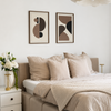 Musselin Kissenbezug 50×50cm in Beige | Haven