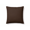 Musselin Kissenbezug 50×50cm in Dunkelbraun | Haven