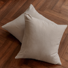 Musselin Kissenbezug 50×50cm in Taupe | Haven
