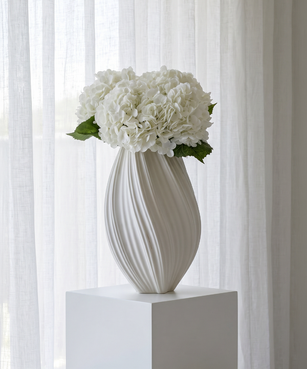Hortensien 4er Bouquet in Weiß | Bloom