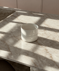 2er Set kleine Bowls cremeweiß glänzend | Nia