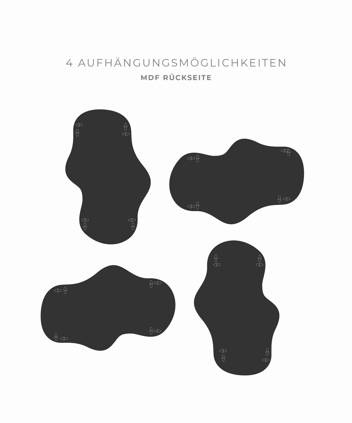 Spiegel, Serie Kalea – Größenübersicht