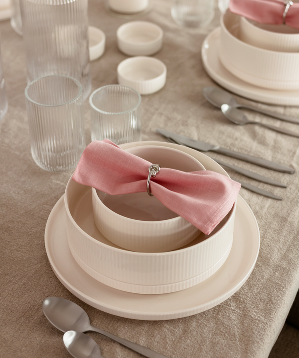 Rosa Servietten 6er Set | Kyla