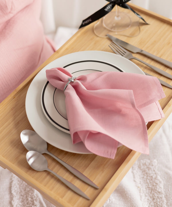 Rosa Servietten 6er Set | Kyla