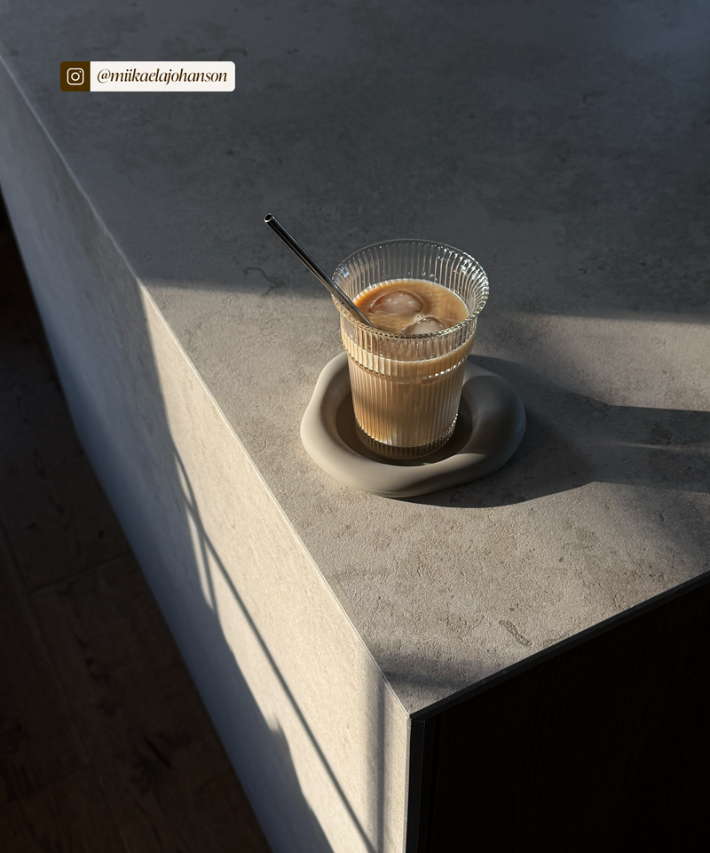 Gerilltes Trinkglas im To-Go Design | Liva
