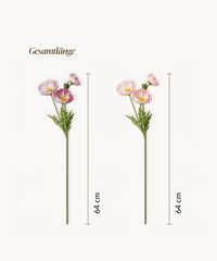 Mohnblüte 8er Bouquet in Pink & Rosa | Bloom