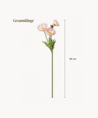 Mohnblüten 8er Bouquet in Rosa | Bloom