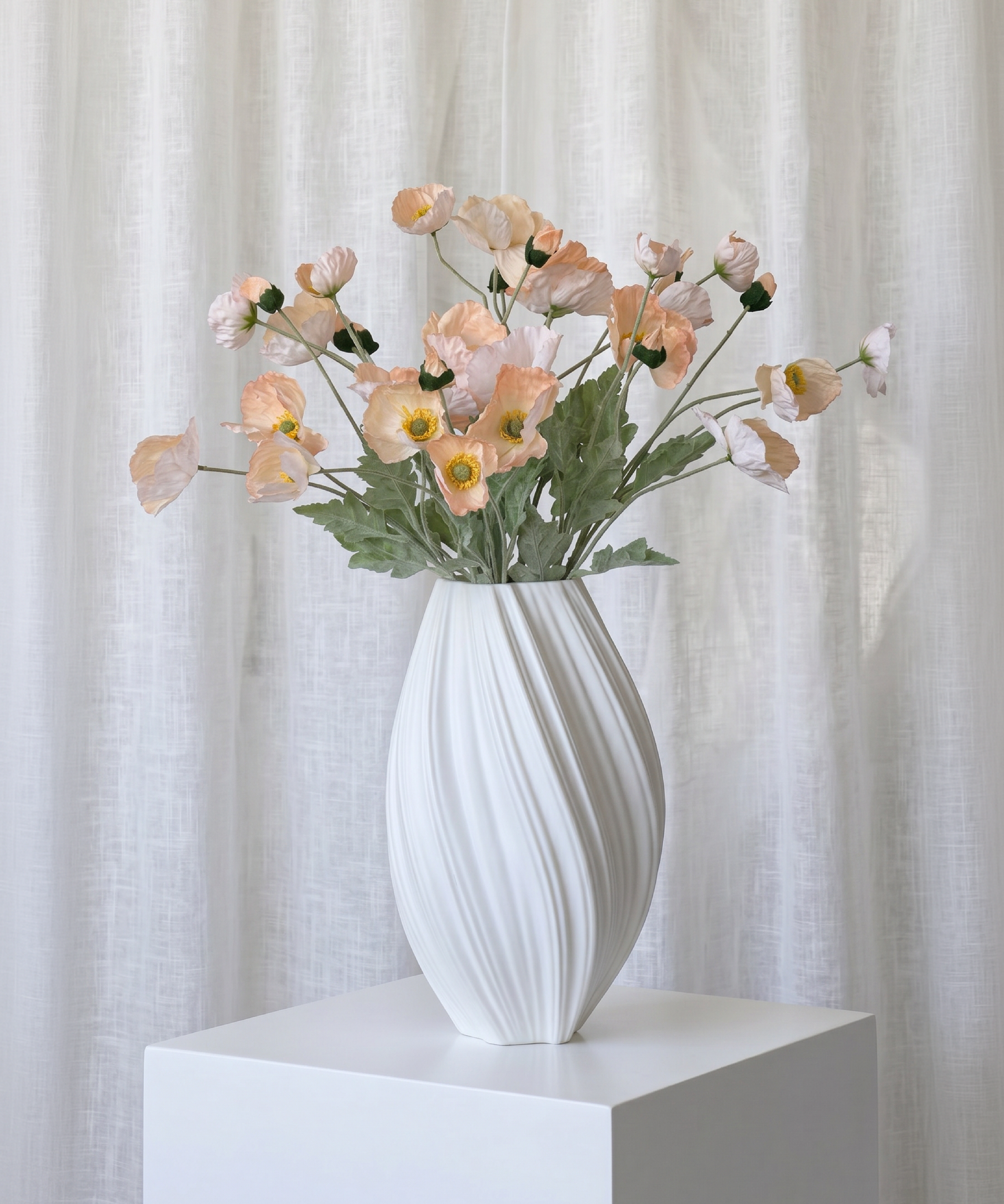 Mohnblüten 8er Bouquet in Coral | Bloom