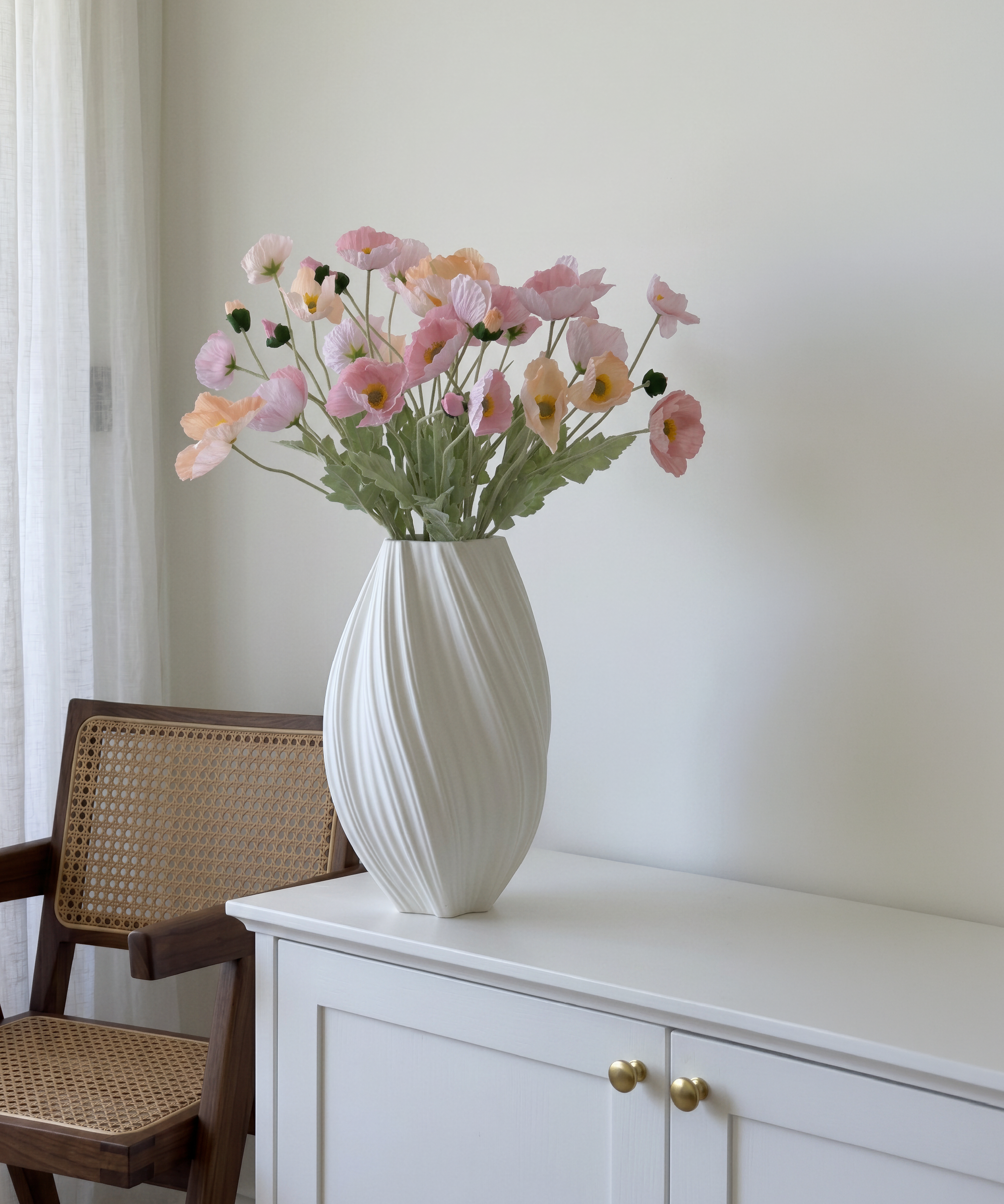 Mohnblüte 8er Bouquet in Rosa & Coral | Bloom