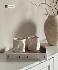 Organischer Keramik Becher Cremeweiß | Alaska