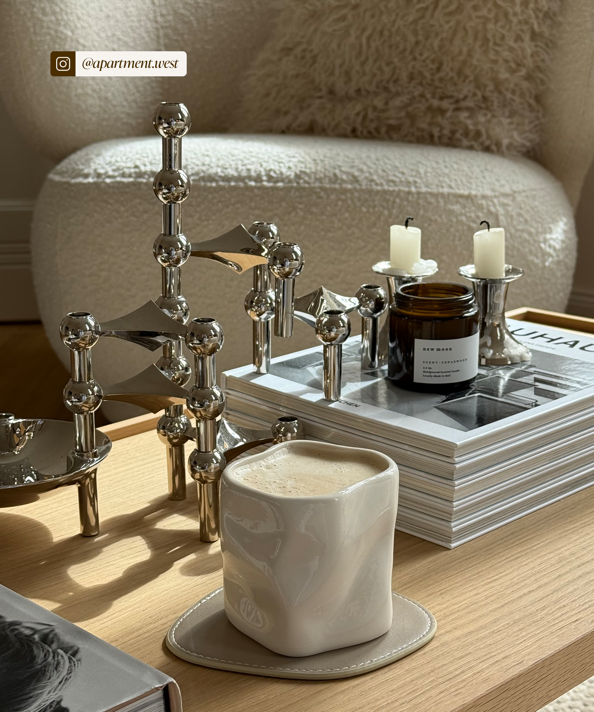 Organischer Keramik Becher Cremeweiß | Alaska