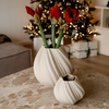 Kleine Keramik Vase in Beige | Flora