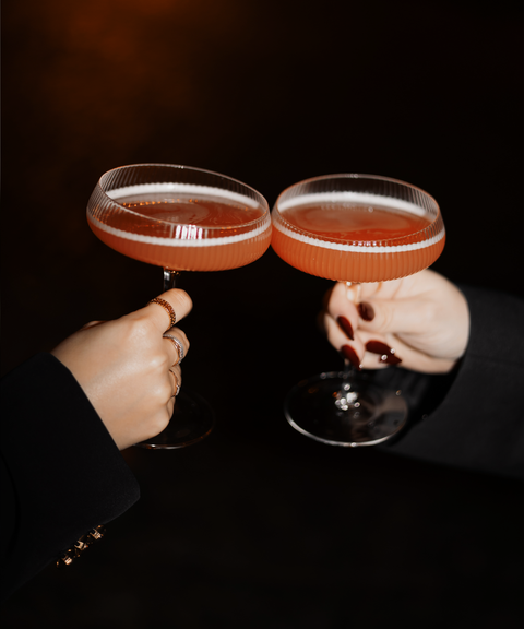 Geriffeltes Champagnerglas | Paris