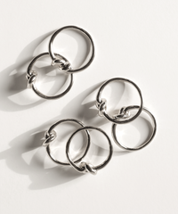 Serviettenringe Gold & Silber im 2x 6er Set | Tye