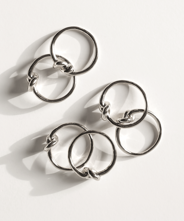 Serviettenringe Gold & Silber im 2x 6er Set | Tye