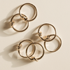 Serviettenringe Gold 6er Set | Tye