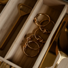 Serviettenringe Gold 6er Set | Tye