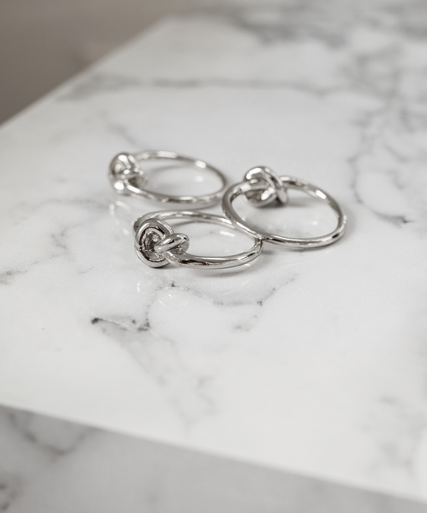 Serviettenringe Silber 6er Set | Tye