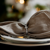 Serviettenringe Silber 6er Set | Tye