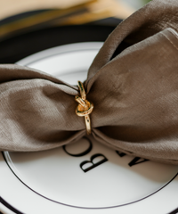 Serviettenringe Gold 6er Set | Tye
