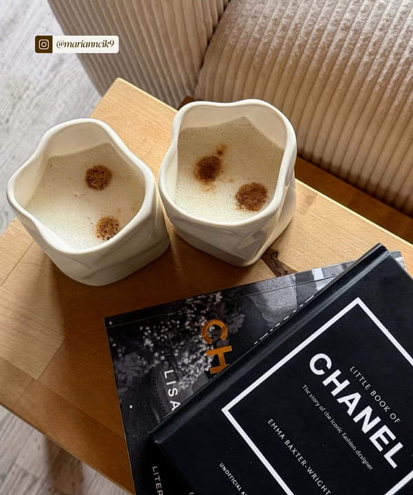 Organischer Keramik Becher Cremeweiß | Alaska