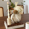 Kleine Keramik Vase in Beige | Flora