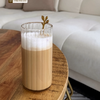 Großes Glas Streifen-Design | Norway
