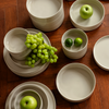 Geschirrset Beige glänzend | Nia