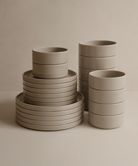 Geschirrset Taupe | Nia