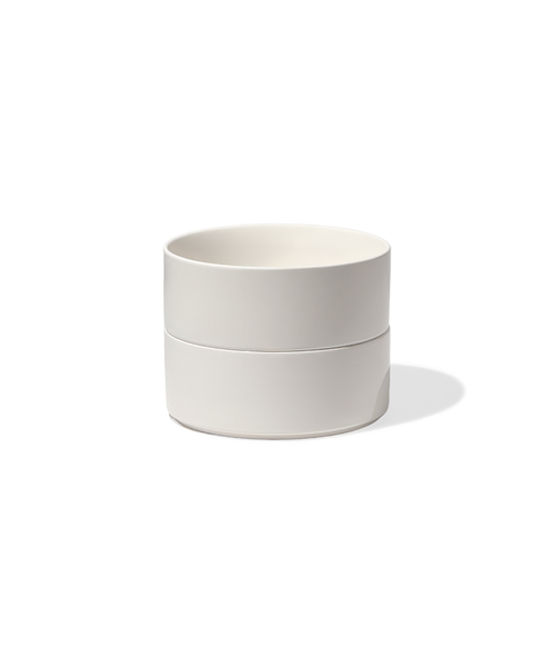 2er Set kleine Bowls cremeweiß matt | Nia