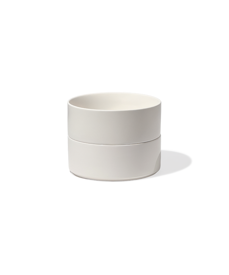 2er Set kleine Bowls cremeweiß matt | Nia