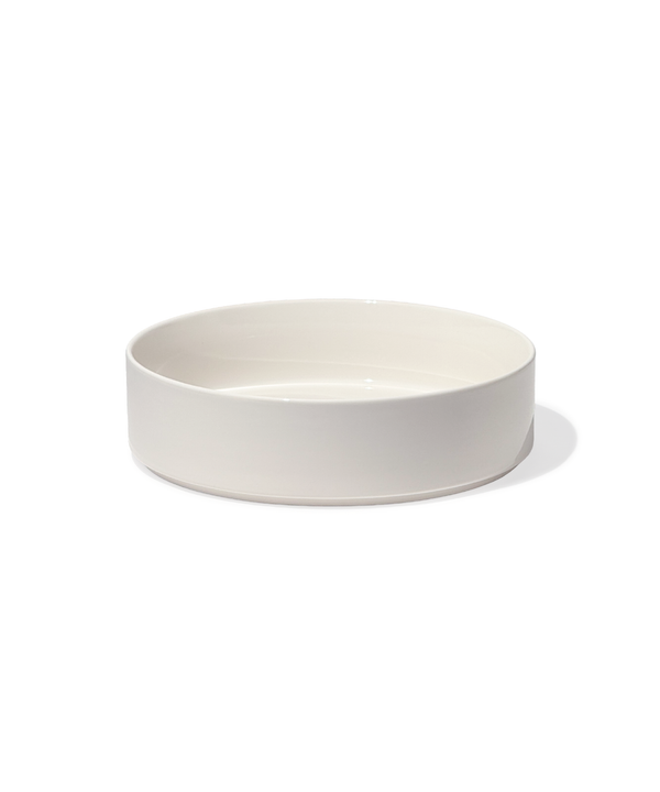 Große Bowl cremeweiß glänzend | Nia
