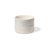 2er Set kleine Bowls cremeweiß gerillt | Nia