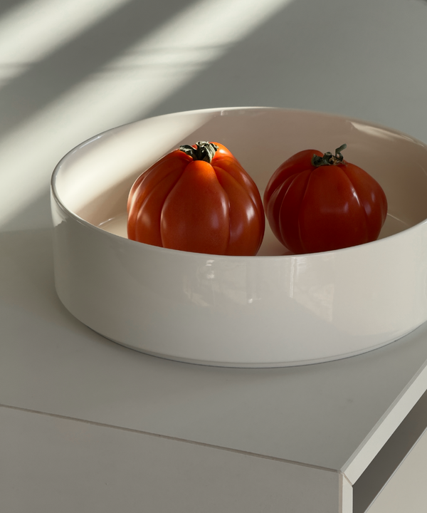 Große Bowl Ø27cm in Cremeweiß | Nia