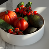 Große Bowl Ø27cm in Cremeweiß | Nia