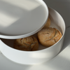 Große Bowl Ø27cm in Cremeweiß | Nia