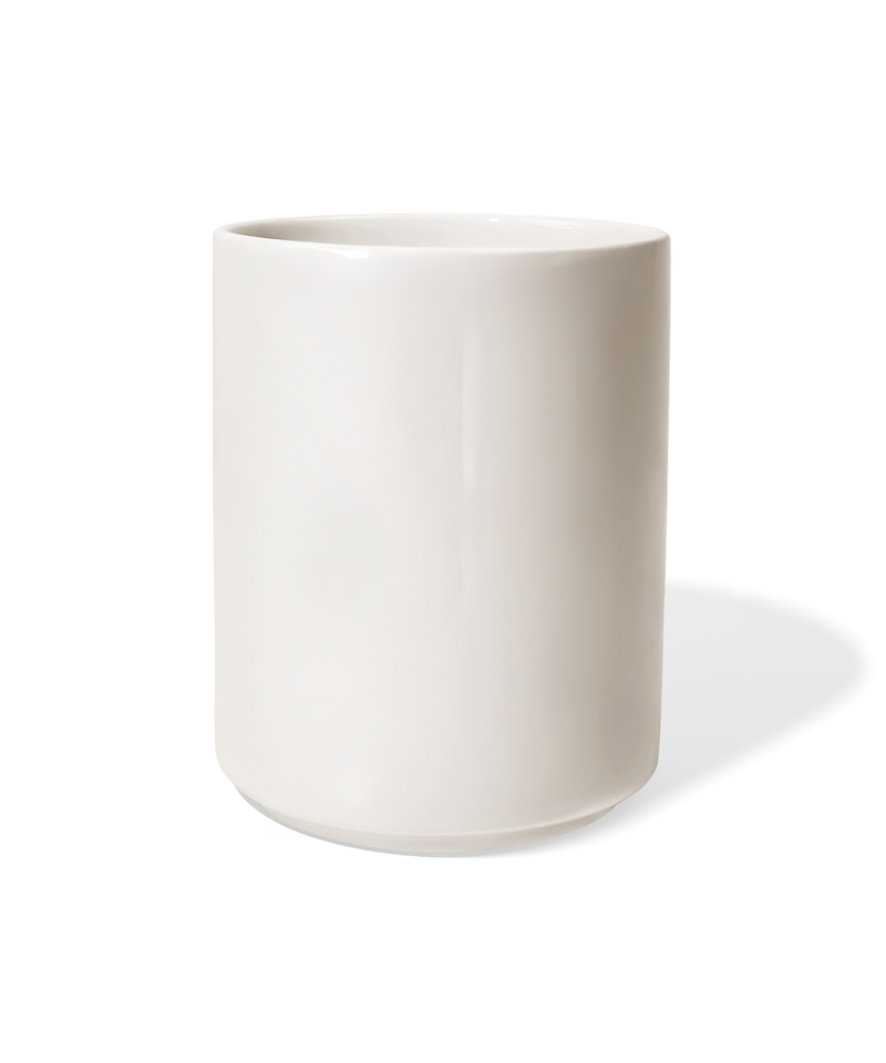 Tasse in Cremeweiß glänzend, 1er Set – aus der Serie Nia von 7 O'CLOCK
