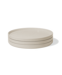 3er Set große Teller in Beige – nia collection von 7 O'CLOCK