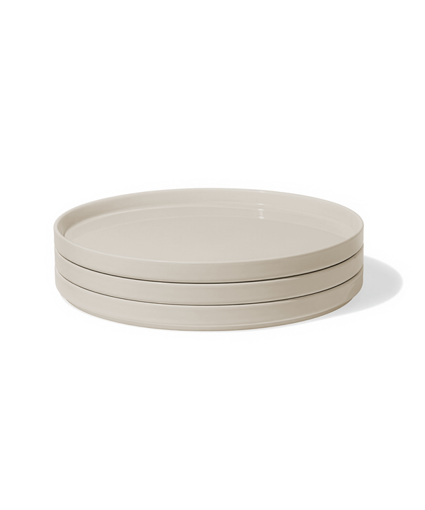 3er Set große Teller beige | Nia