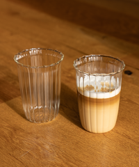 Glas Streifen-Design gerüschter Rand | Norway