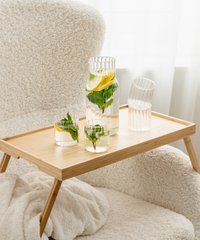 Wasserkaraffe & Gläser-Set Streifen-Design | Norway