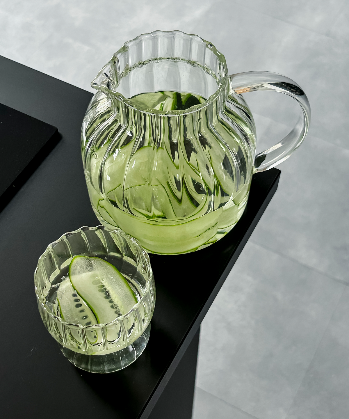 Teekaraffe im Streifen-Design, Serie Norway – Größenübersicht
