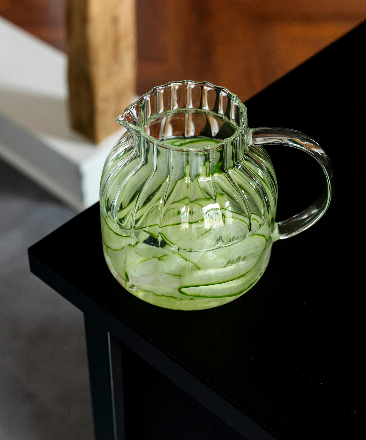 Teekaraffe im Streifen-Design, Serie Norway – Produktansicht