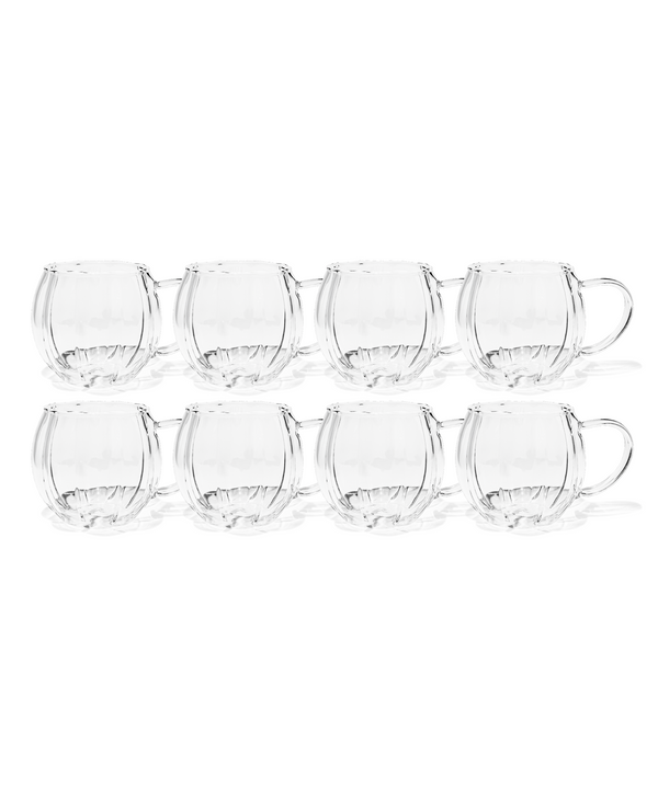 Glastasse Streifen-Design | Oslo