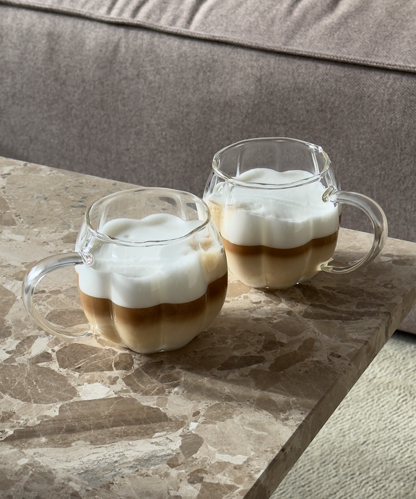 Glastasse Streifen-Design | Oslo
