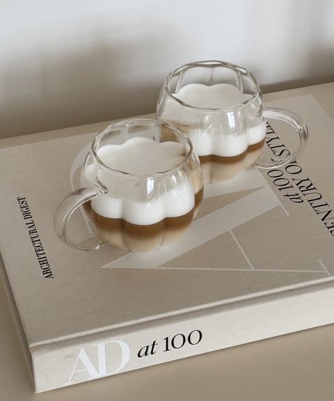 Glastasse Streifen-Design | Oslo