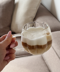 Glastasse Streifen-Design | Oslo
