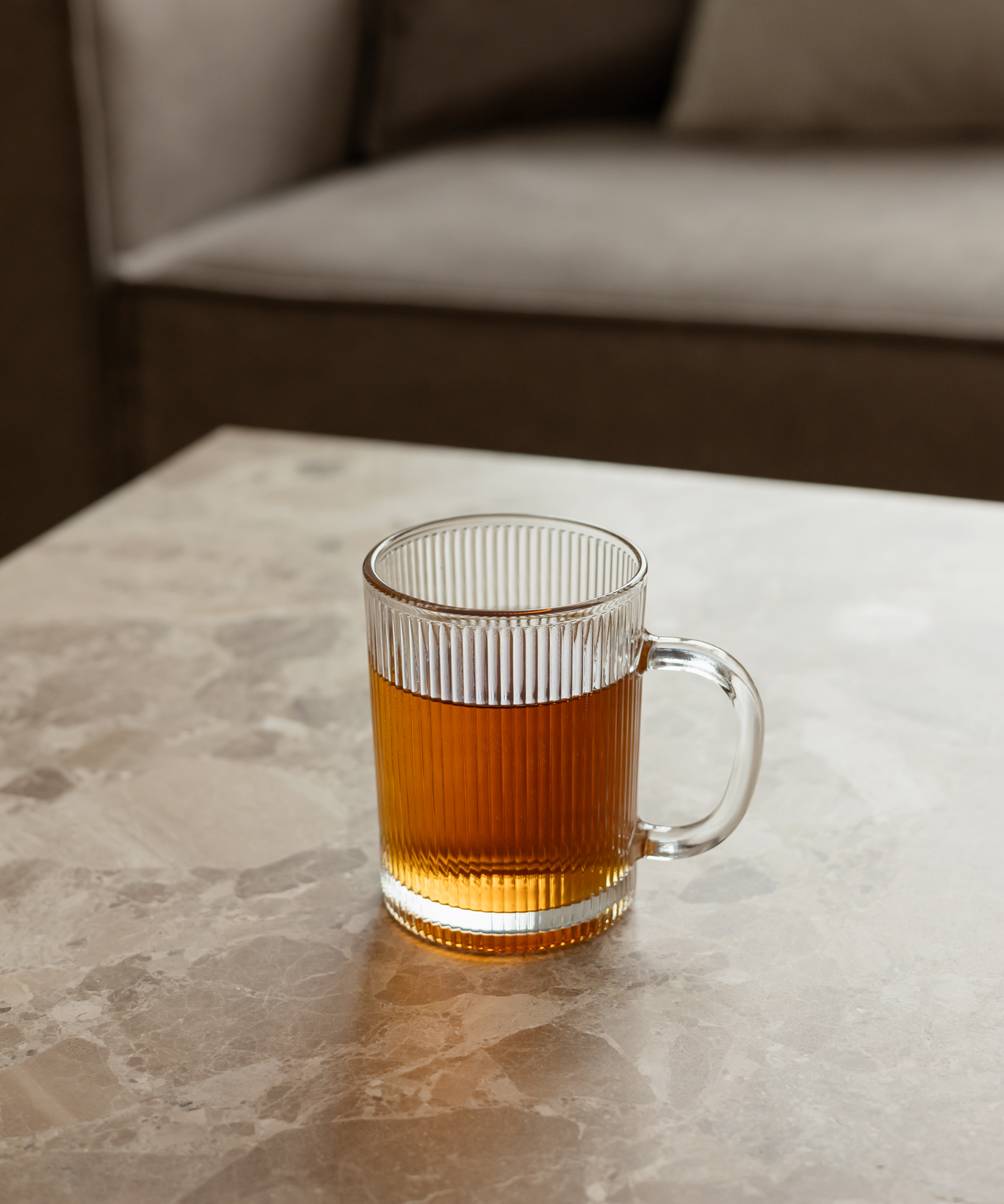 Geriffelte Glastasse (300ml) | Paris