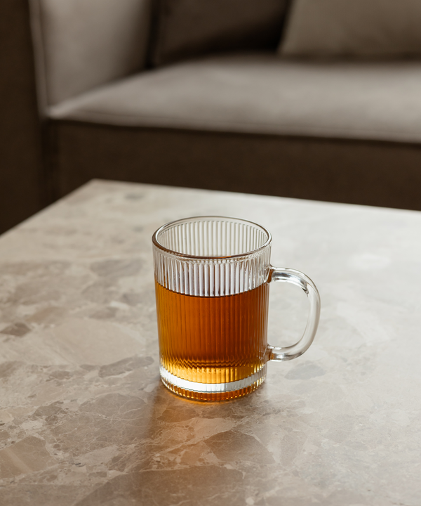 Geriffelte Glastasse (300ml) | Paris